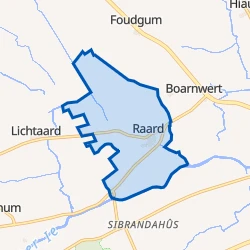 Kaart van Raard