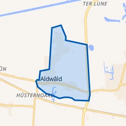 Kaart van Oudwoude