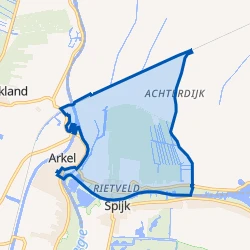 Kaart van Arkel-Buitengebied-Oost