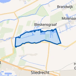 Kaartje van Bleskensgraaf-Buitengebied-Zuid