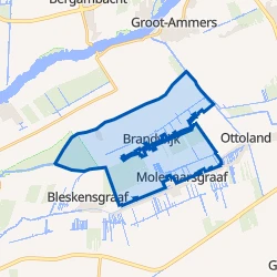 Kaart van Brandwijk-Buitengebied