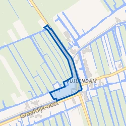 Kaart van Brandwijk-Vuilendam