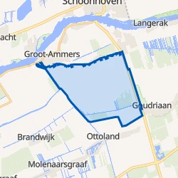 Kaart van Groot-Ammers-Buitengebied-Zuid