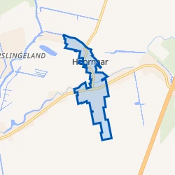 Kaart van Hoornaar-Dorp