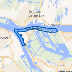 Kaartje van Dijkgebied-Kinderdijk