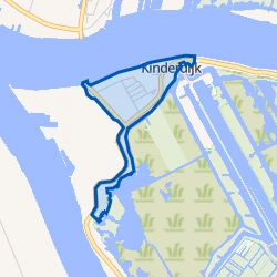 Kaart van Kinderdijk-Dorp