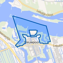Kaartje van Dijkgebied-Nieuwpoort