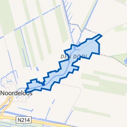 Kaart van Noordeloos-Oost