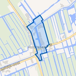 Kaart van Ottoland-Vuilendam
