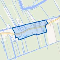 Kaart van Ottoland-Dorp
