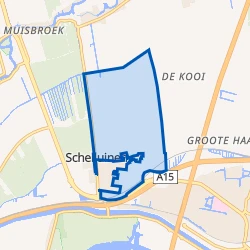 Kaart van Schelluinen-Buitengebied-Noordoost