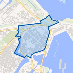 Kaart van Centrum-Delfzijl
