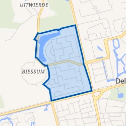 Kaart van Zandplatenbuurt