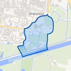 Kaart van Opwierde