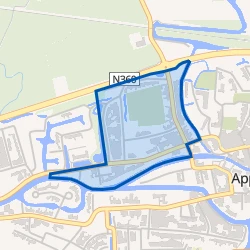 Kaart van Vrijheidsbuurt