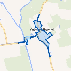 Kaart van Oosterwijtwerd