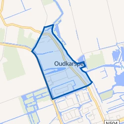Kaart van Oudkarspel Noord