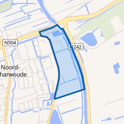 Kaartje van Bedrijventerrein De Wuyver