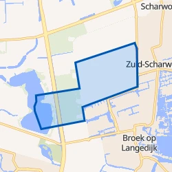 Kaartje van Buitengebied Zuid-Scharwoude