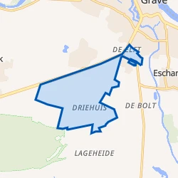 Kaart van Velp Buitengebied Zuid