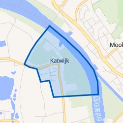 Kaart van Katwijk kern