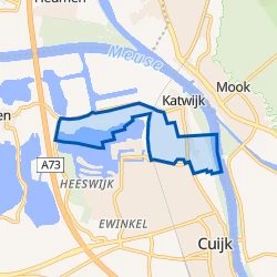 Kaart van Katwijk buitengebied
