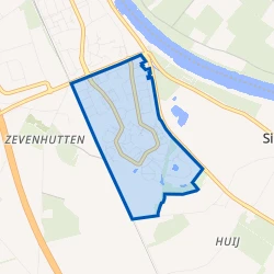 Kaart van Cuijk Padbroek