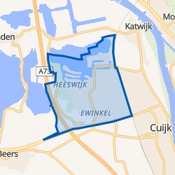 Kaart van Cuijk Heeswijkse Kampen