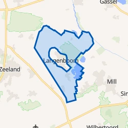 Kaart van Langenboom buitengebied