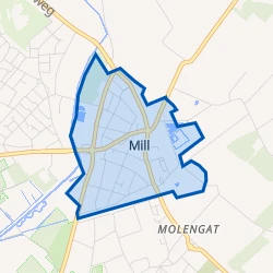 Kaart van Mill-Centrum