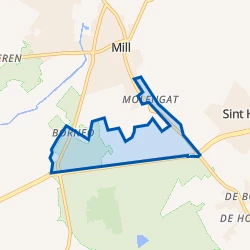Kaart van Mill-Zuid