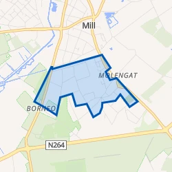 Kaart van Bedrijventerrein Het Spoor