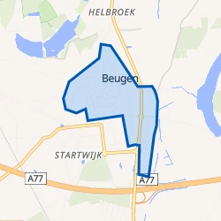 Kaart van Beugen Centrum