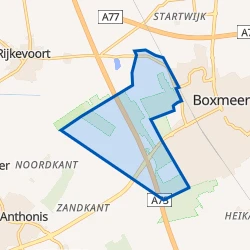 Kaartje van Boxmeer buitengebied West