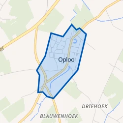 Kaart van Oploo