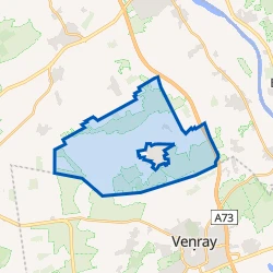 Kaart van Overloon buitengebied