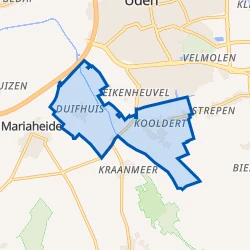 Kaart van Buitengebied Uden-Zuid
