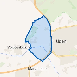 Kaart van Buitengebied Uden-West