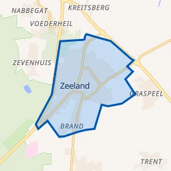 Kaart van Zeeland