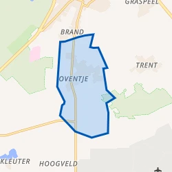 Kaart van Oventje