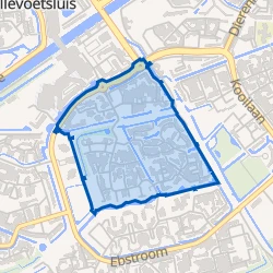 Kaart van Hooghen Hoeck