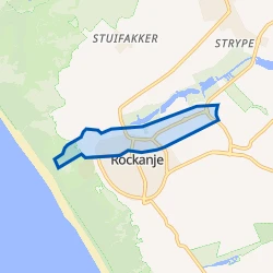 Kaart van Rockanje