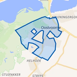 Kaart van Oostvoorne