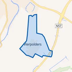 Kaart van Vierpolders